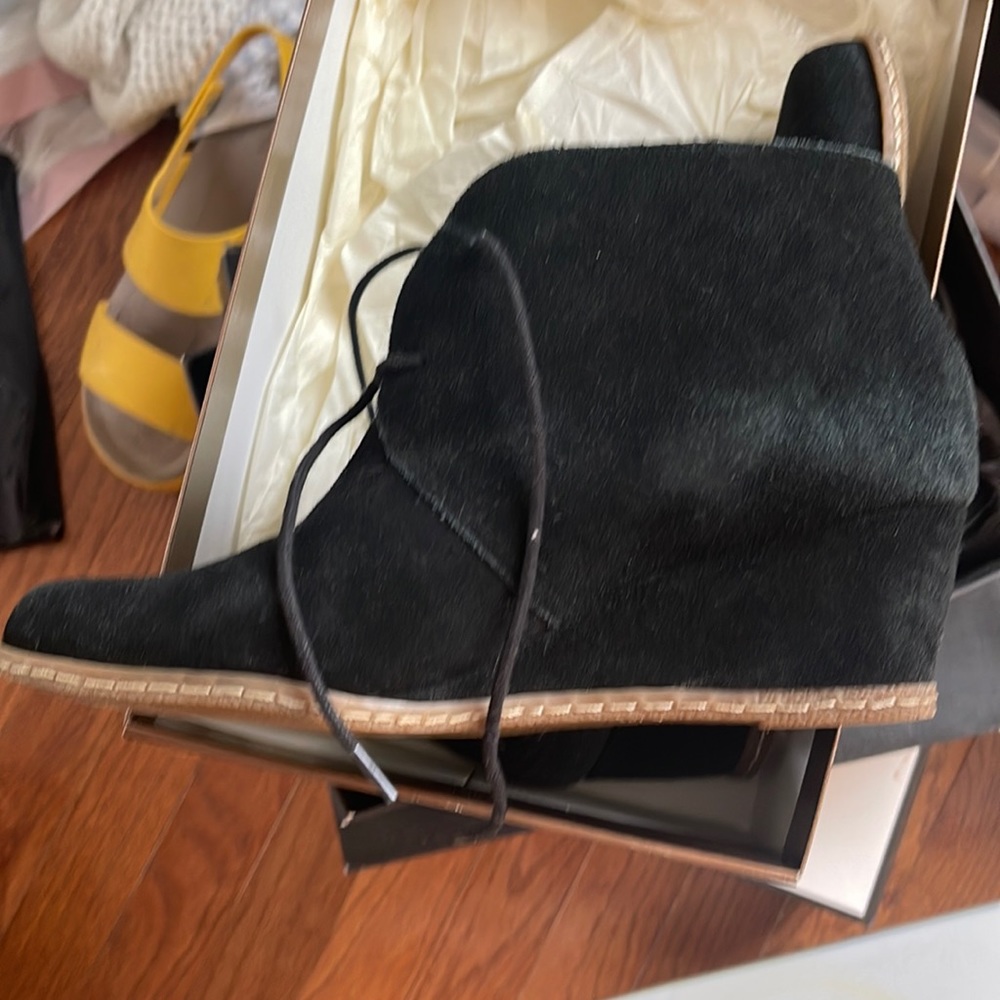 Suede booties